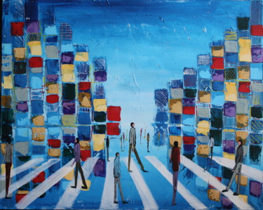 Картина под названием "Passage" - Filip Łoziński, Подлинное произведение искусства, Масло