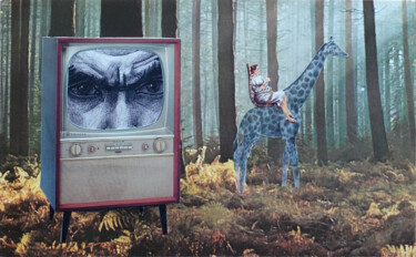 Collages getiteld "Good morning" door Ekaterina Anikina, Origineel Kunstwerk, Collages