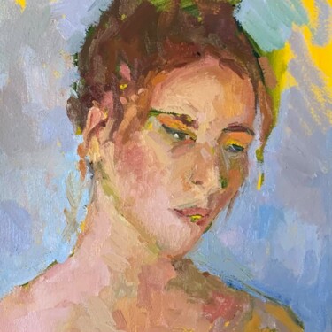 Painting titled "Margo II" by Ekaterina Belukhina, Original Artwork, Oil
