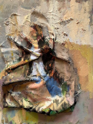 Ζωγραφική με τίτλο "Little flames" από Ekaterina Belukhina, Αυθεντικά έργα τέχνης, Λάδι Τοποθετήθηκε στο Ξύλινο φορείο σκελε…