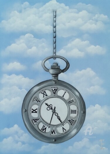 Pintura titulada "Время - 2" por Ekaterina Bespolova, Obra de arte original, Acrílico Montado en Bastidor de camilla de made…