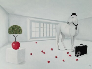Картина под названием "Процветающий - 2" - Екатерина Бесполова, Подлинное произведение искусства, Акрил Установлен на Деревя…