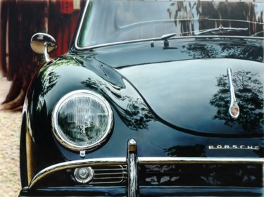 Painting titled "Porsche Speedster" by Ekaterina Gerasimova, Original Artwork, Airbrush
