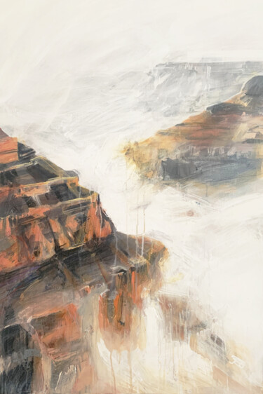 Ζωγραφική με τίτλο "Grand Canyon No.3" από Ekaterina Glazkova, Αυθεντικά έργα τέχνης, Ακρυλικό