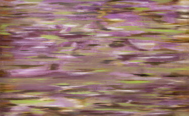 Pittura intitolato "MONET LILIES THROUG…" da Ekaterina Ivanova, Opera d'arte originale, Acrilico