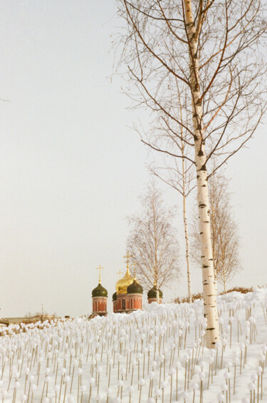 Fotografie getiteld "Shades of white" door Ekaterina Kastalskaya, Origineel Kunstwerk, Film fotografie