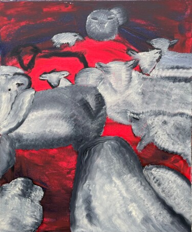 Картина под названием "Lost" - Ekaterina Kenigross, Подлинное произведение искусства, Масло Установлен на Деревянная рама дл…