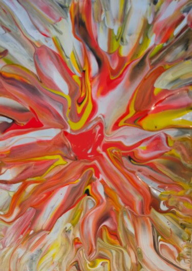 Картина под названием "Буря эмоций" - Екатерина Кузнецова, Подлинное произведение искусства, Акрил