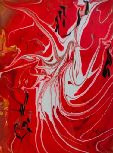 Картина под названием "Взрыв" - Екатерина Кузнецова, Подлинное произведение искусства, Акрил