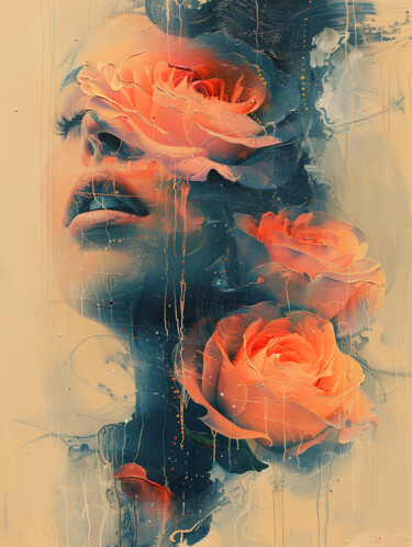 数字艺术 标题为“Dreams - canvas pri…” 由Ekaterina Larina, 原创艺术品, 数字油画