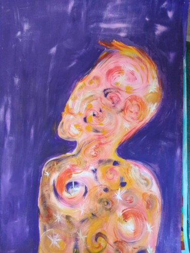 Peinture intitulée "сын - продолжатель…" par Ekaterina Mosina, Œuvre d'art originale, Acrylique