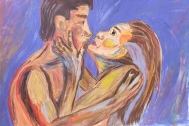 Картина под названием "Невесомая вечность…" - Екатерина Мосина, Подлинное произведение искусства, Акрил