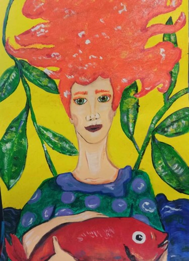 Картина под названием ""Быть личностью - н…" - Екатерина Мосина, Подлинное произведение искусства, Акрил