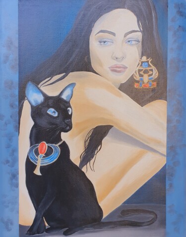 Painting titled "It knows better" by Ekaterina Nichubai (Shpekht), Original Artwork, Oil