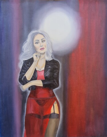 Картина под названием "sexy killers 1" - Ekaterina Nichubai (Shpekht), Подлинное произведение искусства, Масло
