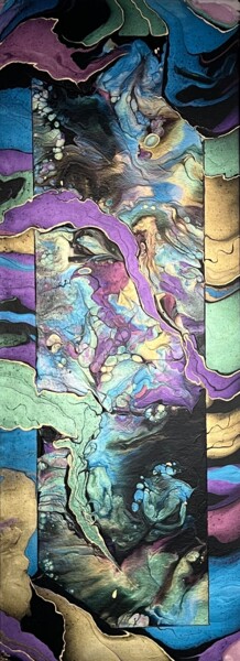 ""Color Symphony"" başlıklı Tablo Ekaterina Nova tarafından, Orijinal sanat, Akrilik