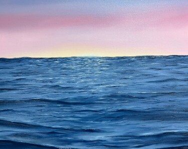 Pintura titulada ""Calmness of the se…" por Ekaterina Nova, Obra de arte original, Oleo