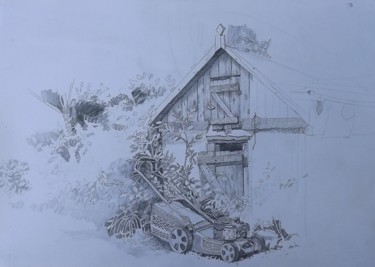 绘画 标题为“Rural life” 由Ekaterina Savina, 原创艺术品, 铅笔