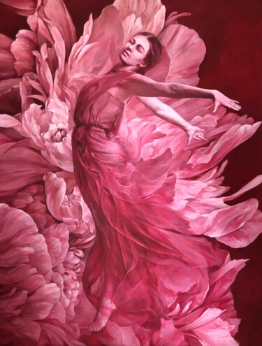 Schilderij getiteld "Dance" door Ekaterina Shenayeva, Origineel Kunstwerk, Acryl