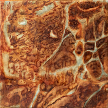 Painting titled "SOULS / EPISODE 7/1…" by Ekaterina Zakharova, Original Artwork, Oil Mounted on Wood Stretcher frame
