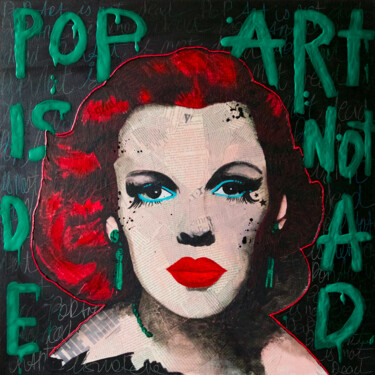 Painting titled "Pop Art Is Not Dead…" by Eklektik Art, Original Artwork, Acrylic Mounted on Wood Stretcher frame