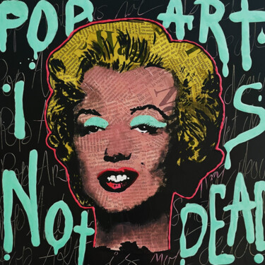 Schilderij getiteld "Pop Art Is Not Dead…" door Eklektik Art, Origineel Kunstwerk, Acryl