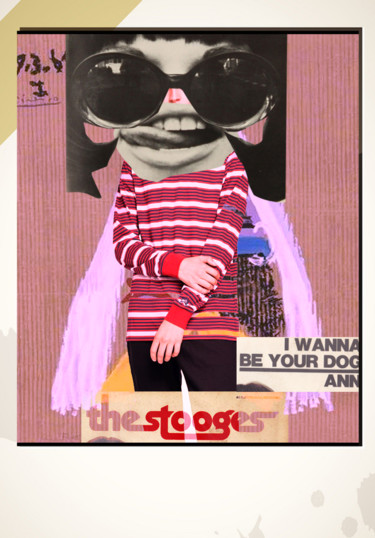 Arts numériques intitulée "WANNA BE YOUR DOG" par Eksempler, Œuvre d'art originale, Travail numérique 2D