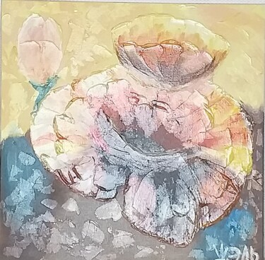Картина под названием "Рождение" - Эльвира Шереметьева, Подлинное произведение искусства, Акрил