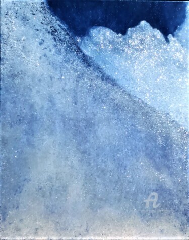 Peinture intitulée "" L’océan des étoil…" par Ela Couturier, Œuvre d'art originale, Acrylique