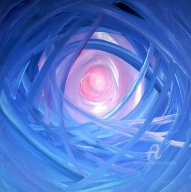 Картина под названием "" Multivers et Big…" - Ela Couturier, Подлинное произведение искусства, Акрил Установлен на Деревянна…
