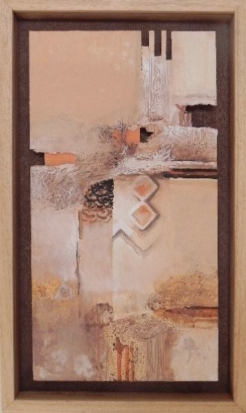 Peinture intitulée "bas-relief  (sous v…" par Fouzi El Basri, Œuvre d'art originale, Huile