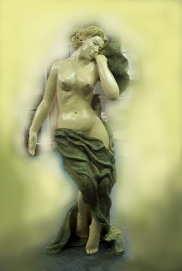 Skulptur mit dem Titel "angel" von Emohd, Original-Kunstwerk