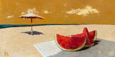 "Sweet day by the sea" başlıklı Tablo Elchin Bunyatov tarafından, Orijinal sanat, Petrol