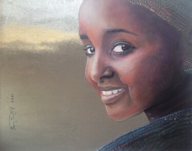 Pintura intitulada "queniana.jpg" por Elcio Ibere, Obras de arte originais, Óleo