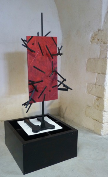 Sculpture intitulée "EldeKan & Emile G "…" par Eldekan, Œuvre d'art originale