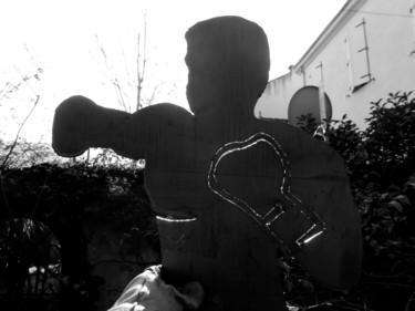 Sculpture intitulée "EldeKan "Boxing day…" par Eldekan, Œuvre d'art originale, Métaux