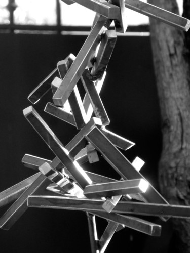 Sculpture intitulée "EldeKan "Chaos" ent…" par Eldekan, Œuvre d'art originale, Métaux