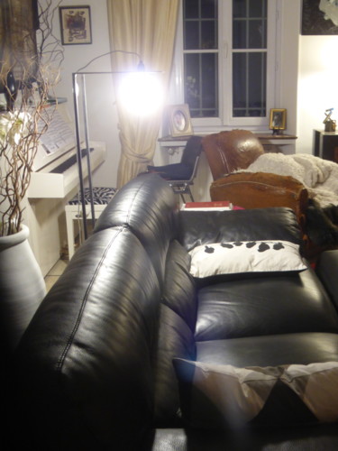 Sculpture titled "EldeKan "Sofa Light"" by Eldekan, Original Artwork, Metals