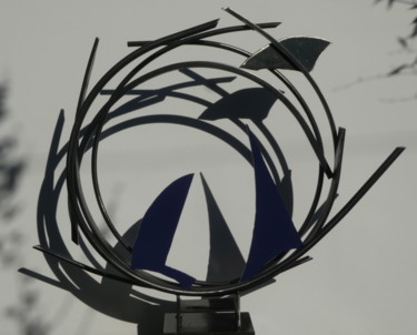 Sculpture intitulée "EldeKan "Ultramar W…" par Eldekan, Œuvre d'art originale