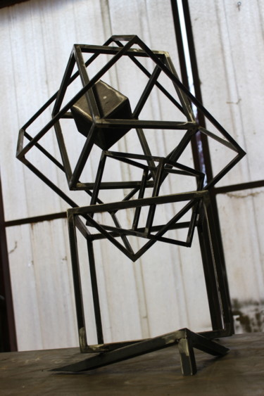 Sculpture intitulée "Eldekan "Cubes unde…" par Eldekan, Œuvre d'art originale
