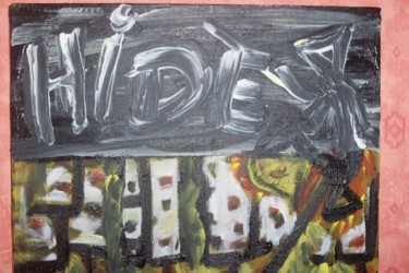 Peinture intitulée "Hide" par Jacques Elduayen, Œuvre d'art originale
