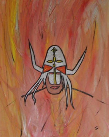 Peinture intitulée "Spider Vicking" par Jacques Elduayen, Œuvre d'art originale