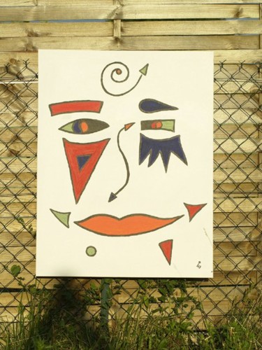 Peinture intitulée "Color and Face" par Jacques Elduayen, Œuvre d'art originale