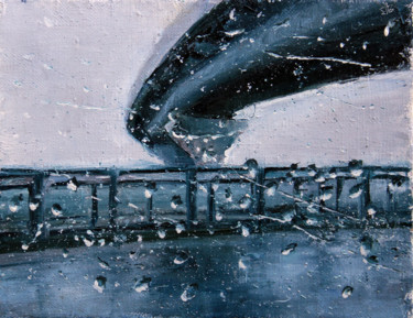 Картина под названием "Апрель" - Володя Варн, Подлинное произведение искусства, Масло