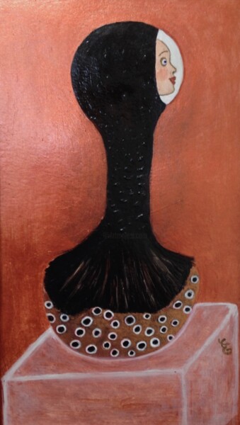 Malerei mit dem Titel "Discovery" von Eleanor Gabriel, Original-Kunstwerk, Acryl