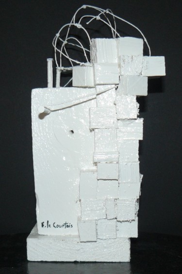 Escultura titulada "vestigios de ruinas…" por Eric Le Courtois, Obra de arte original, Collages
