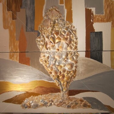 Peinture intitulée "l'arbre de vie" par Electa, Œuvre d'art originale, Huile