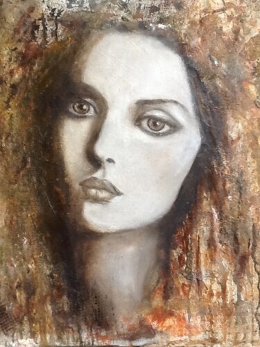 Painting titled "Nastasia" by Electre, Original Artwork, Oil