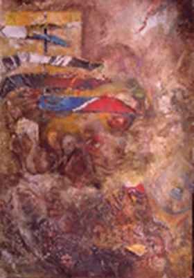 Peinture intitulée "De éros à Dieu" par Eleho, Œuvre d'art originale