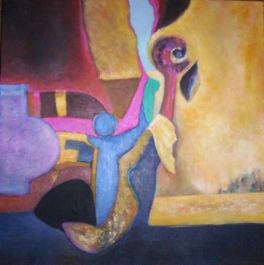 Painting titled "Angels" by Eleho, Original Artwork